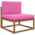 vidaXL Vankúš na vonkajšiu pohovku Polyester Ružová 80 x 80 cm