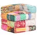 vidaXL Modulárna taburetka, patchwork, látka