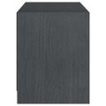 vidaXL TV skrinka sivá 104x33x41 cm borovicový masív