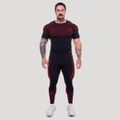 Bezšvové legíny OG1 Black/Red - GymBeam, veľkosť L