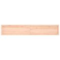 vidaXL Stolová doska 220x40x(2-6) cm, neošetrený dubový masív