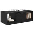 vidaXL Konferenčný stolík Čierny dub 102 x 50 x 36cm Kompozitné drevo