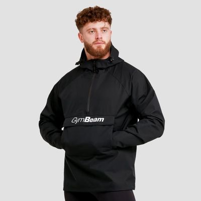Pánska bunda Rain Smock Black - GymBeam, veľkosť L, veľkosť oblečenia L