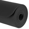 Podložka na cvičenie, jogu a fitness 1 cm Rebel Active RBA-3150-BK, čierna