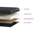 vidaXL Skladacia úložná lavička Sivá 180 kg 80 L 77 x 38 x 38 cm PVC