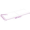 vidaXL Stolová doska tmavohnedá 160x60x(2-4)cm ošetrený masív hrany