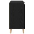 vidaXL Servírovacia skriňa Čierna 102 x 35 x 60 cm Kompozitné drevo