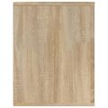 vidaXL Regál na topánky dub sonoma 75x35x45 cm spracované drevo
