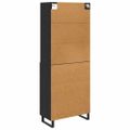 vidaXL Highboard 2 ks Čierny dub 69,5 x 34 x 180 cm