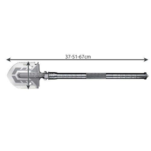 Poľná skladacia lopatka 16 v 1, 67 cm Trizand 22640 Polní skládací lopatka 16 v 1, 67 cm Trizand 22640