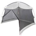 vidaXL Stan s moskytiérou so strechou Sivá 320 x 320 x 218 cm