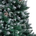 vidaXL Umelý vianočný stromček Zelená 180 cm PVC a Oceľ a Plast
