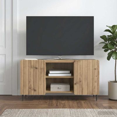 vidaXL TV skrinka 102 x 34,5 x 52 cm Dub artisan Kompozitné drevo