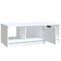 vidaXL Konferenčný stolík biely 102x50x36 cm kompozitné drevo