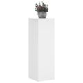 vidaXL Stojany na rastliny 2 ks biele 25x25x80 cm kompozitné drevo
