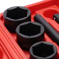 Súprava nástrčných hlavíc s račňou MECHANIC WRENCH SET 2, heavy-duty, 21 ks SIXTOL