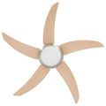 vidaXL Stropný ventilátor s osvetlením a diaľkovým ovládaním Ø 110 cm