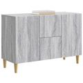 vidaXL Servírovacia skriňa Sivá sonoma 89 x 34,5 x 60 cm
