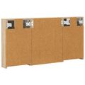 vidaXL Set kabinetov do kúpeľne 3 ks 100 x 10,5 x 50 cm