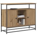 vidaXL Servírovacia skriňa Remeselný dub 100 x 35 x 80 cm