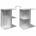 vidaXL Nočný stolík sivý sonoma 46,5x29x61 cm spracované drevo