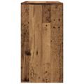 vidaXL Konzolový stolík staré drevo 89x41x76,5 cm kompozitné drevo