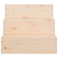 vidaXL Schody pre domáce zvieratá 40x37,5x35 cm masívna borovica