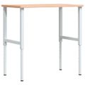 vidaXL Pracovný stôl 100x60x(71,5-98) cm bukový masív obdĺžnik
