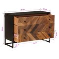 vidaXL Zásuvkový kabinet so zásuvkou 75 x 30 x 54 cm