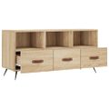 vidaXL TV stolík dub sonoma 102x36x50 cm kompozitné drevo