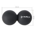 Dvojitá masážna lopta HMS BLC02 čierna - Lacrosse Ball