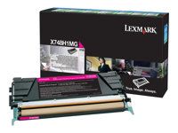 Vysoká výťažnosť - purpurová - originálna - kazeta s farbivom LCCP, LRP - pre Lexmark X748de, X748de LDS, X748de Statoil, X748dte