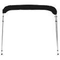 vidaXL 4-krídlová bimini strieška čierna 243x196x137 cm