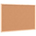 vidaXL Korková tabuľa s rámom z masívneho borovicového dreva 60x40 cm