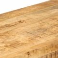 vidaXL Konzolový stolík 110x30x76 cm masívne mangovníkové drevo