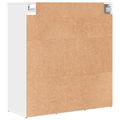 vidaXL Skriňa na topánky 77,5 x 30 x 83,5 cm Kompozitné drevo Biela