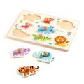 Drevené puzzle Hippo n Co