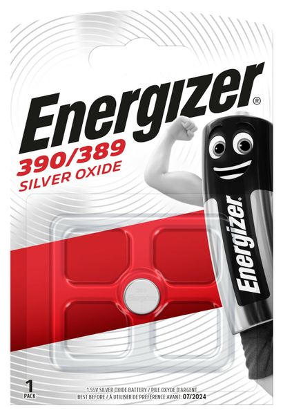 Energizer 390/389 Silver Oxide FSB1 1,55V 88mAh 1ks hodinková batéria E300781802