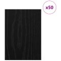 vidaXL Dekoračné panely 50 ks Čierny dub 30 x 42 x 0,27 cm