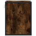 vidaXL Nástenný nočný stolík dymový dub 40x31x39,5 cm