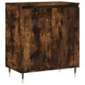 vidaXL Komoda dymový dub 60x35x70 cm spracované drevo