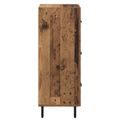 vidaXL Servírovacia skriňa Staré drevo 34 x 34.5 x 90 cm