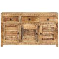vidaXL Komoda 110x30x65 cm mangovníkový masív