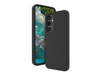 Zadný kryt pre mobilný telefón - silikón, plast - nočná čerň - pre Samsung Galaxy A35