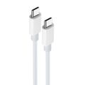 Maxlife MXUC-05 kábel USB-C - USB-C 1,0 m 60W biely (OEM0101020)