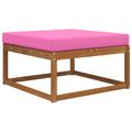 vidaXL Vankúš na vonkajšiu pohovku Polyester Ružová 80 x 80 cm