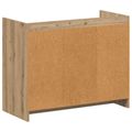 vidaXL Skriňa na topánky 85 x 39,5 x 70 cm Kompozitné drevo