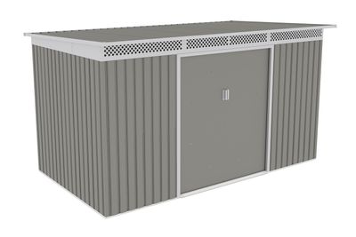 Záhradný domček G21 GRAH 700 - 340 x 206 cm, metalický šedý