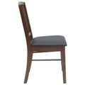 vidaXL Jedálenské stoličky 2 ks Masívne kaučukové drevo Svetlohnedá