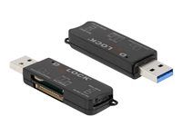 Čítačka kariet (MS PRO, SD, MS Duo, MS PRO Duo, miniSD, RS-MMC, microSD, SDHC, miniSDHC, MS Micro, microSDHC, MS PRO-HG Duo, SXC, microSDXC, miniSDXC, MS PRO-HG) - USB 3.2 Gen 1